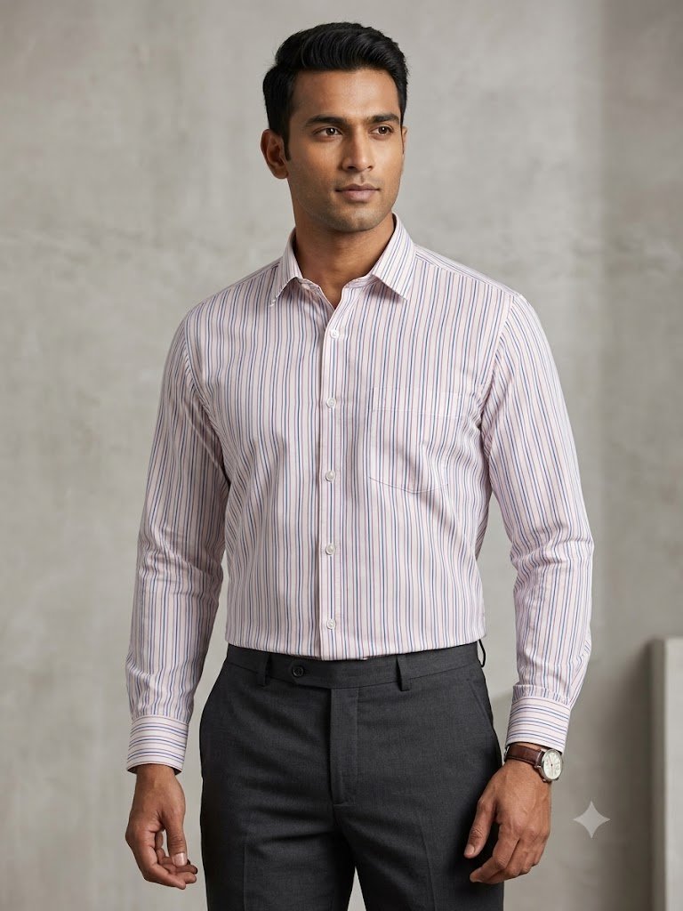 Premium Long Sleeve Shirt With Chest Pkt
