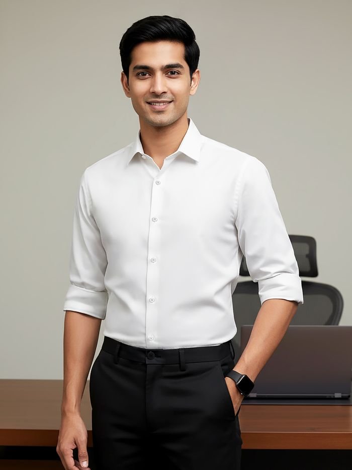 Premium Micro Spandex Shirt - WHITE L/SLV hover